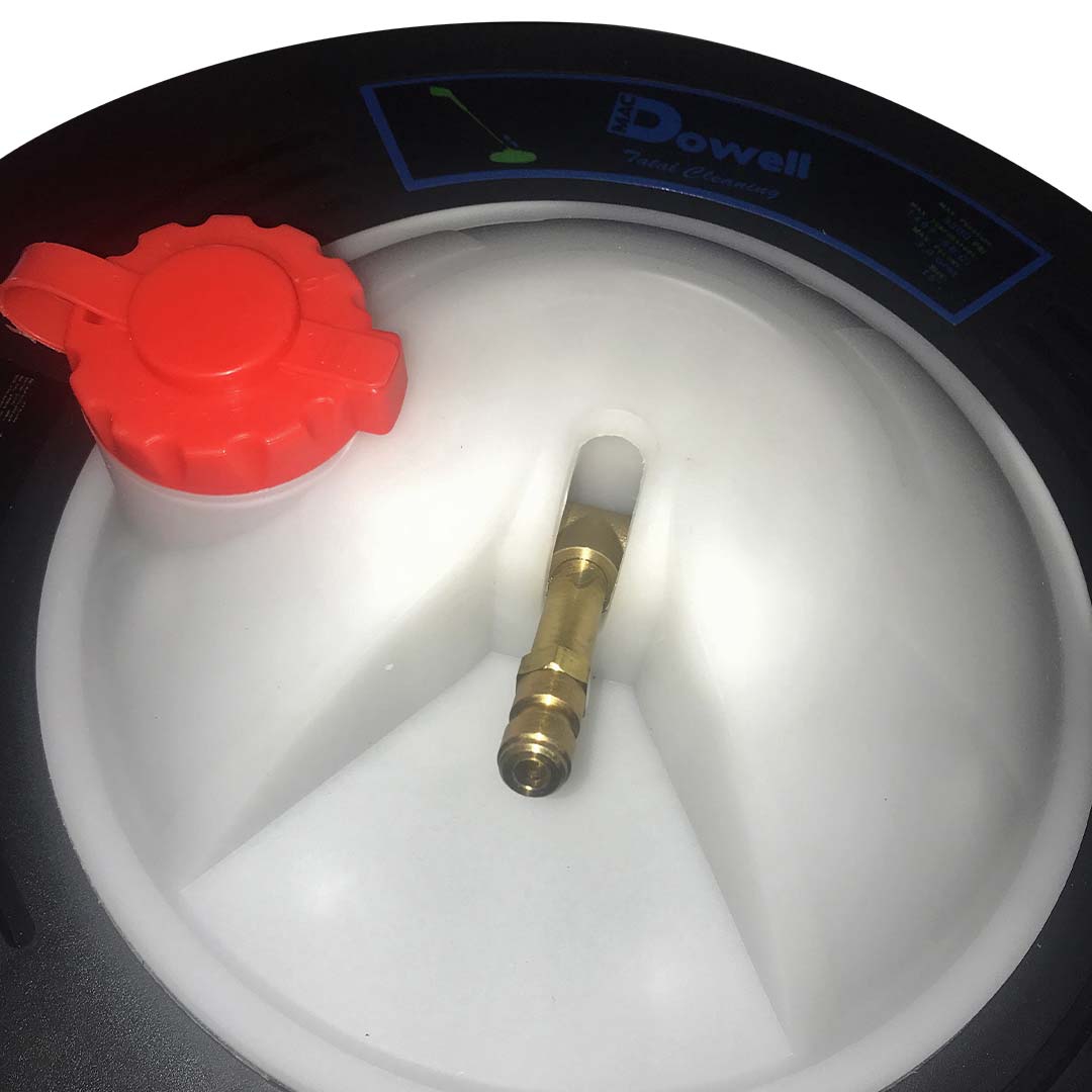 15" Rotating Surface Cleaner with Built-In Detergent Tank