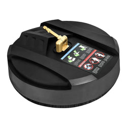 Driveway & Flat Surface Cleaner - 15 Inch Diameter, 2100psi, 6GPM impact resistant with 1/4" M Quick-Connector