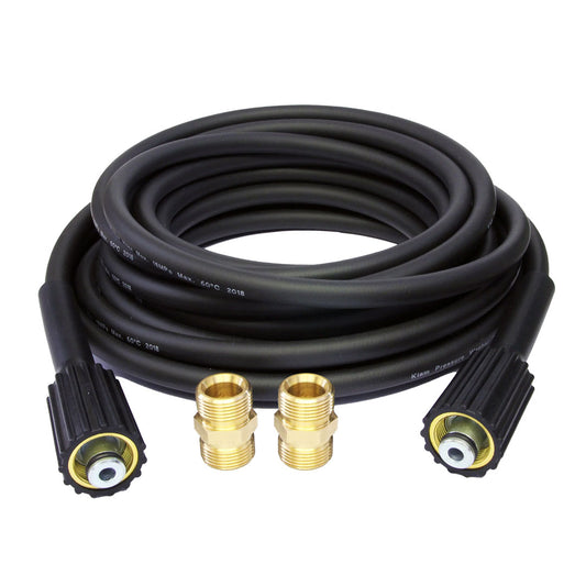 50 Feet Replacement PVC Pressure Hose 1/4 inch - M22 - Replacement / Extension with coupling to extend