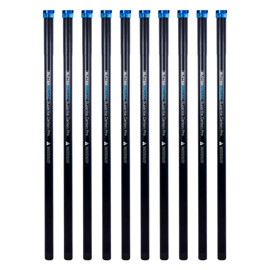 Carbon Clamping Poles 40 Foot (3 Story) Kit with Nozzle and Adaptor Accessories