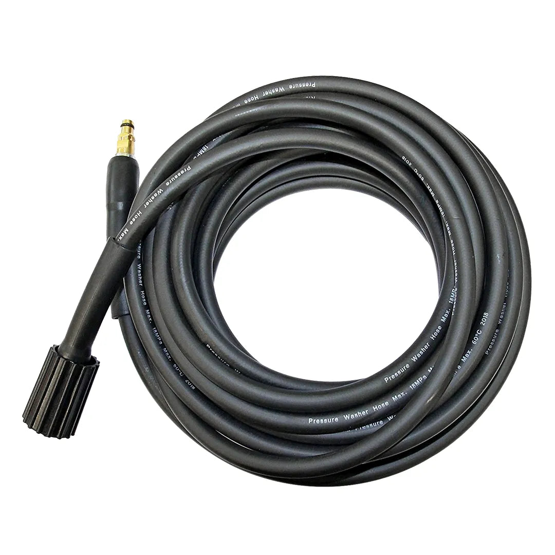 25 Foot Karcher Replacement Pressure Washer Hose M22F to Click (fits New Karcher trigger guns)