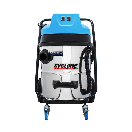 Cyclone Classic Pro 2200W Residential Gutter Vacuum – 16 Gallon Stainless Steel Dual Motor