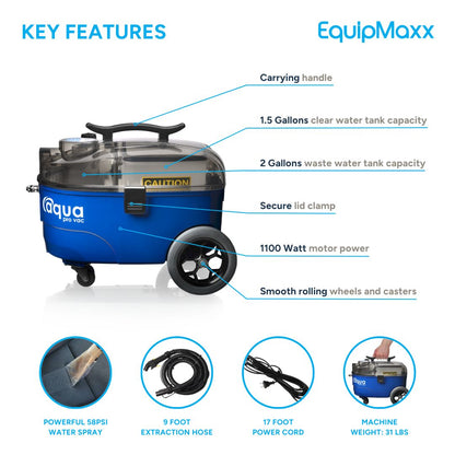 Aqua Pro Vac & Steamer Bundle Promotion with 1 Free Accessory Bag