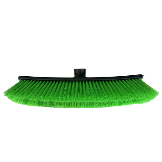 Water Fed Pole 13" Dual Trim Nylon Bristle Brush with 6 Nozzles