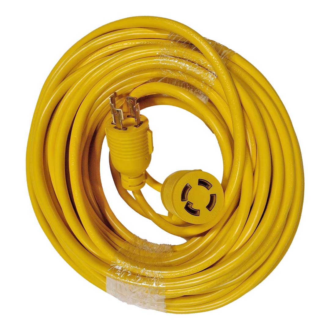 100 Foot NEMA Extension Power Cord with Cable Organizer