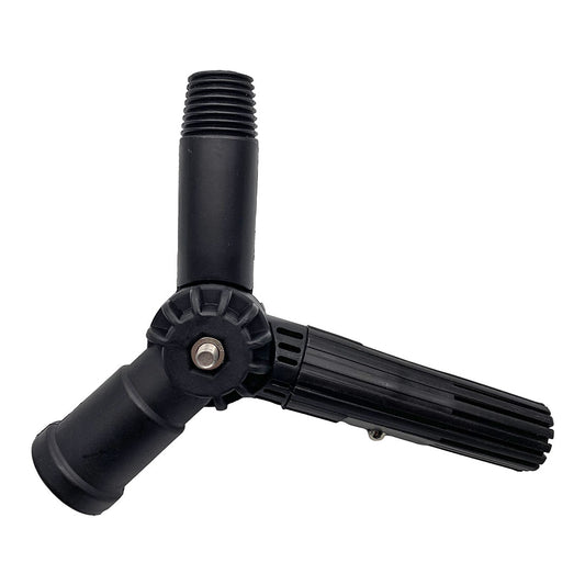 AquaSpray Superlite Double Gooseneck for Water Fed Pole Window & Solar Cleaning by EquipMaxx