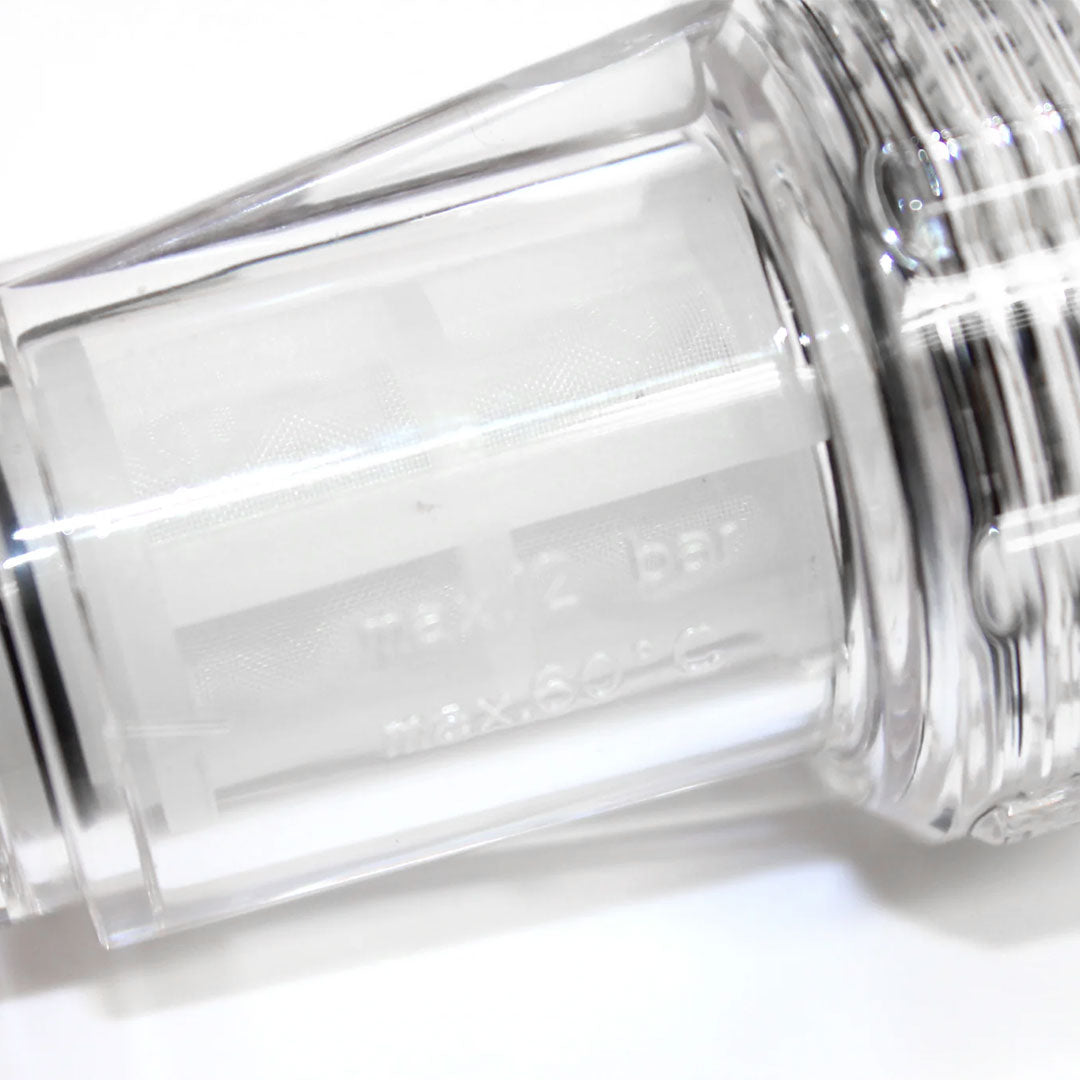 Low-Pressure Inlet Water Filter 3/8 inch Quick Connect Male and 3/4 inch Garden Hose Female