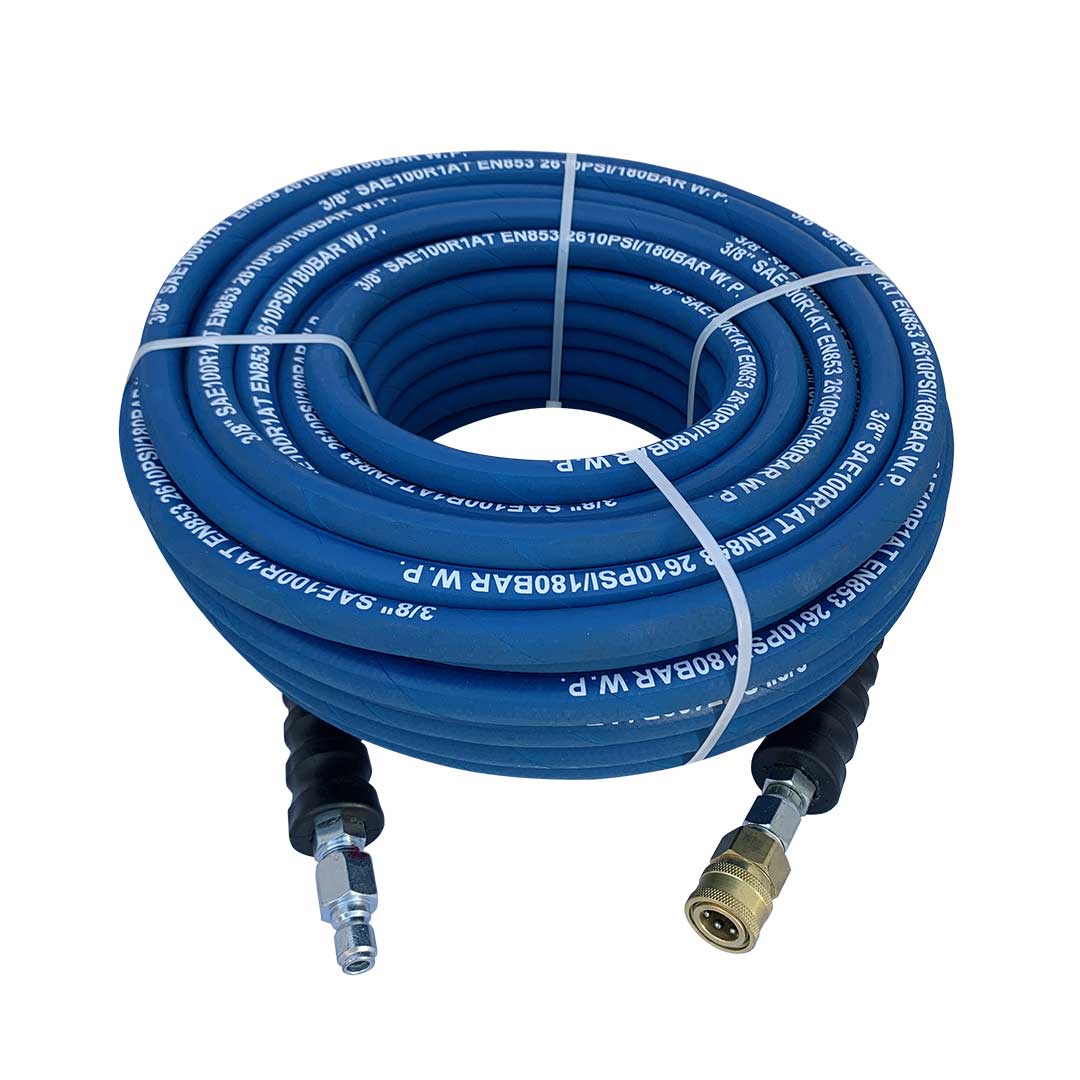 100ft 2610 PSI Pressure Washer Hose with 3/8 Connectors – EquipMaxx