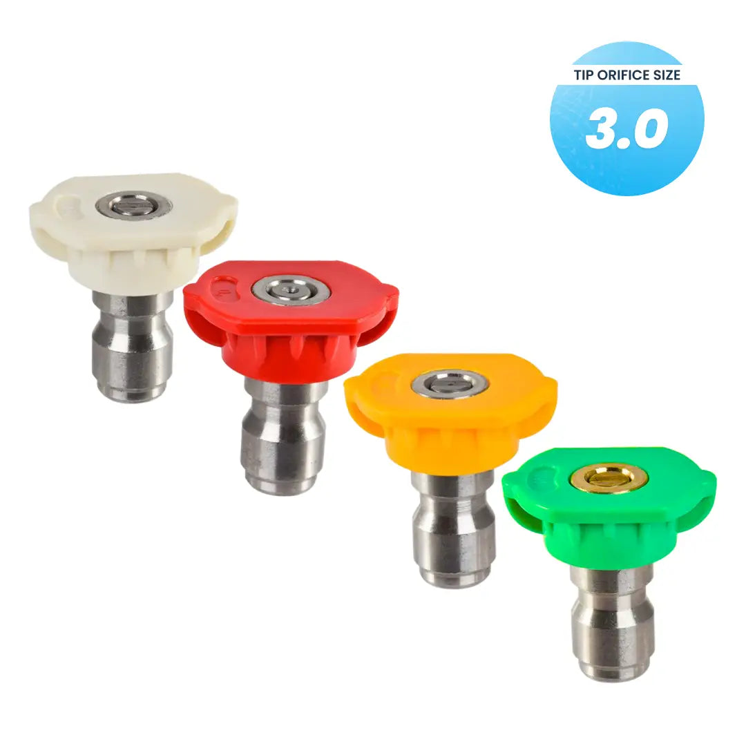 Pro-Grade 4 Piece 1/4" Quick-Connect Pressure Washer Nozzle Kit