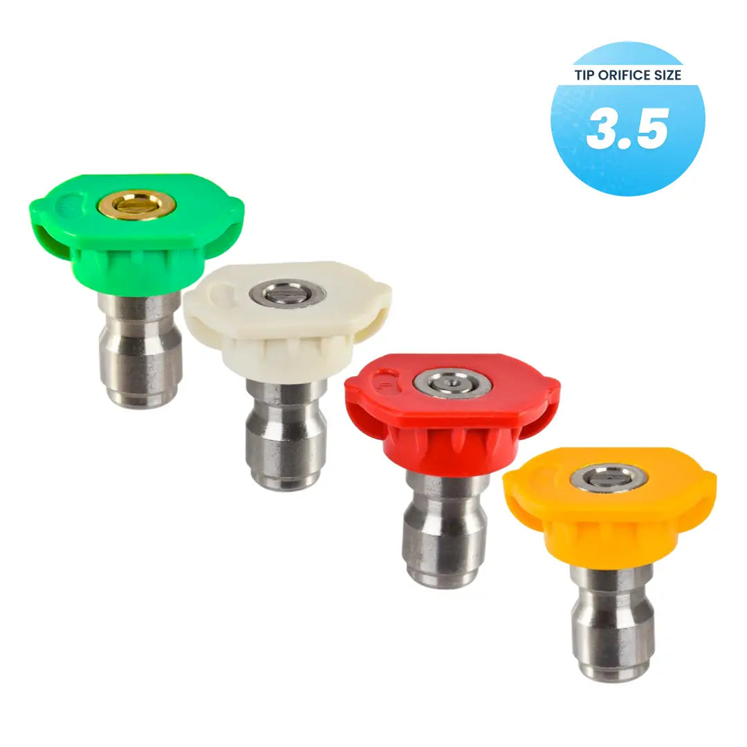 Pro-Grade 4 Piece 1/4" Quick-Connect Pressure Washer Nozzle Kit
