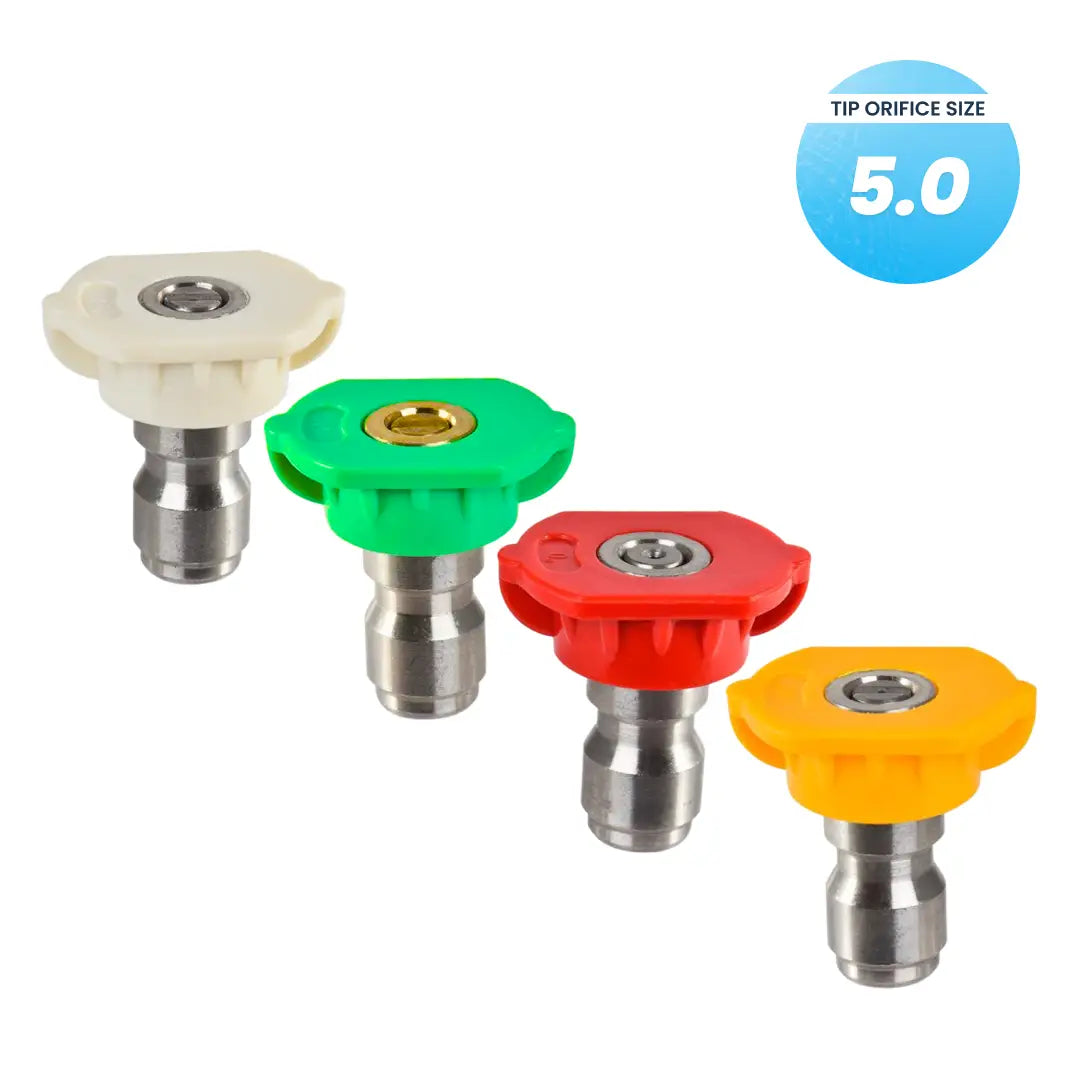 Pro-Grade 4 Piece 1/4" Quick-Connect Pressure Washer Nozzle Kit