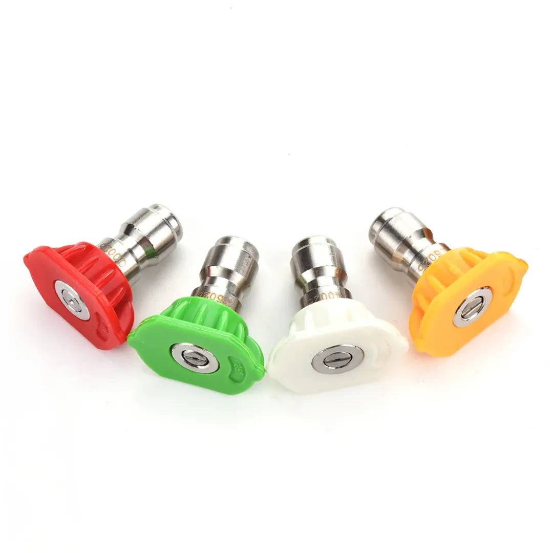 Pro-Grade 4 Piece 1/4" Quick-Connect Pressure Washer Nozzle Kit