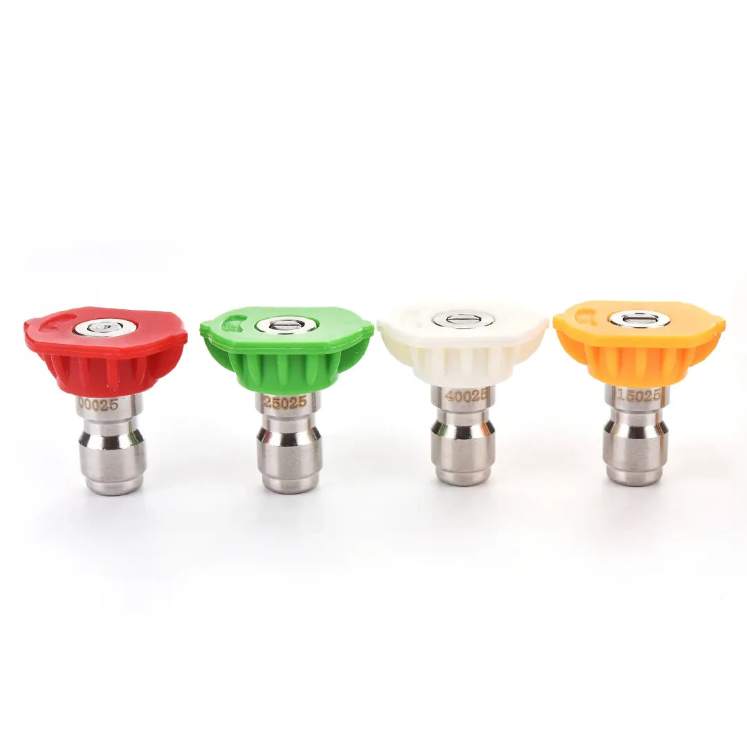 Pro-Grade 4 Piece 1/4" Quick-Connect Pressure Washer Nozzle Kit