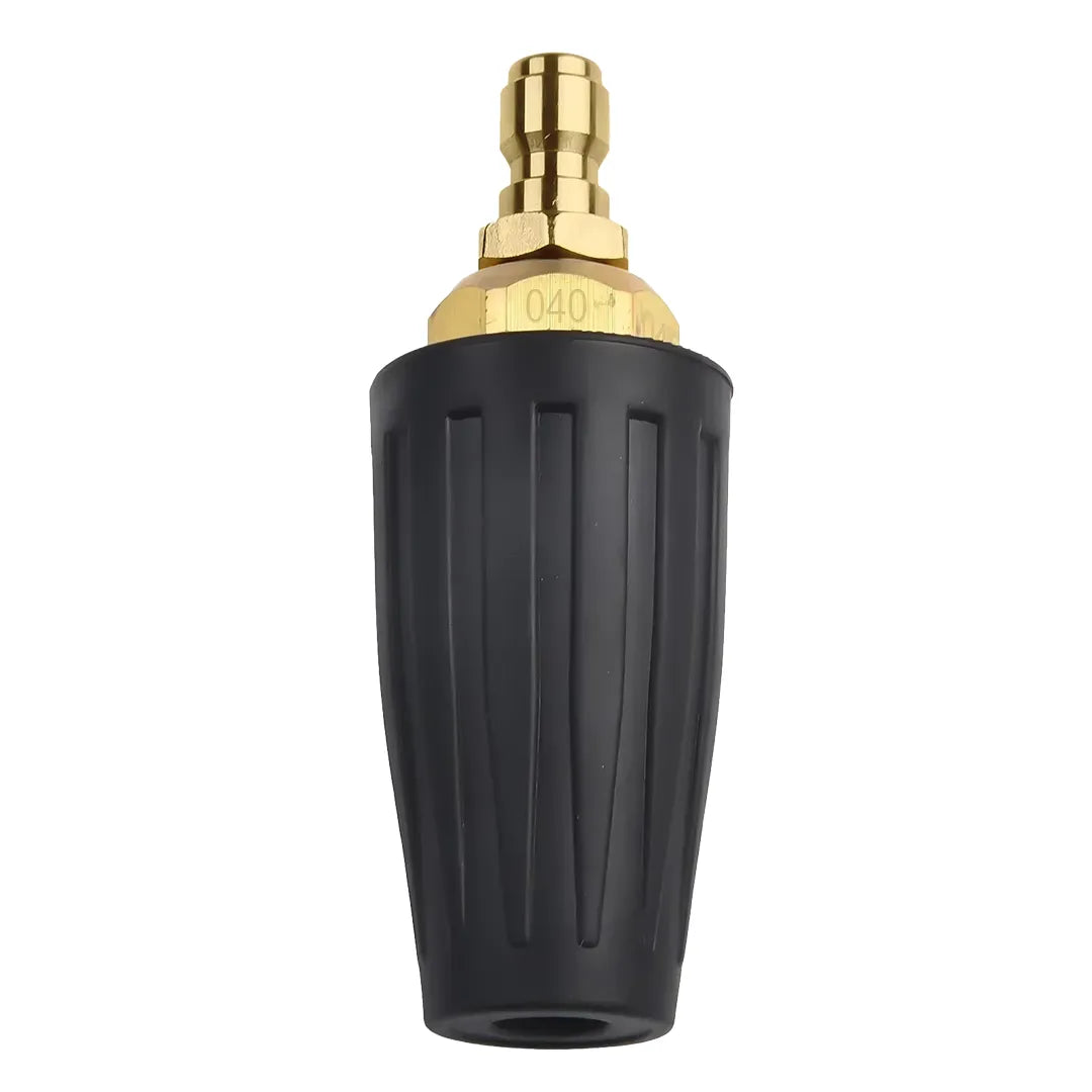 Rotating Turbo Nozzle for Pressure Washers – 1/4" Quick Connect, Ceramic Head, Circular High-Pressure Spray