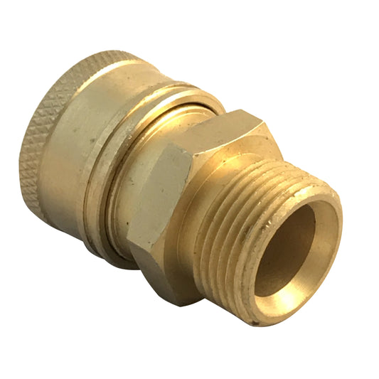 Pressure Washer M22 male screw thread, to quick connect 3/8 inch female coupling