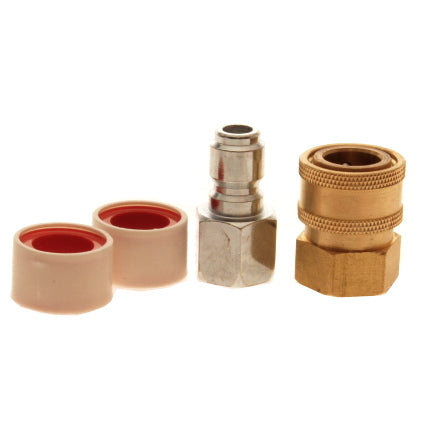 25 Feet High Pressure Hose 3000 psi, 3/8 inch male and 3/8 inch female Quick Connect, Single Braid