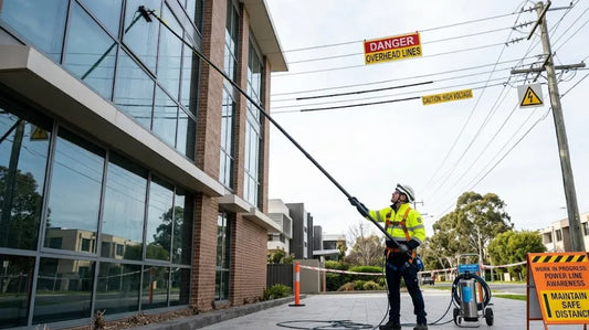 Safety Considerations When Using a Carbon Water Fed Pole Near Power Lines