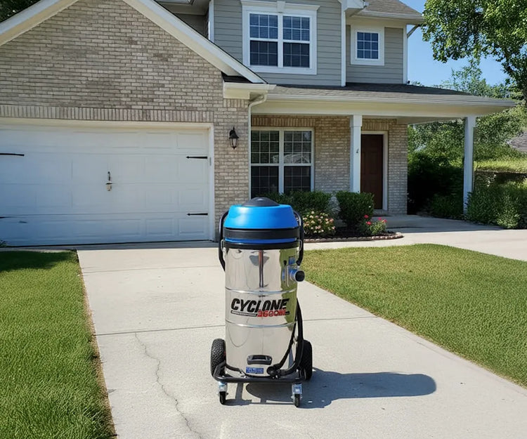 Cyclone II 27 Gallon Stainless Steel Gutter Cleaning Systems