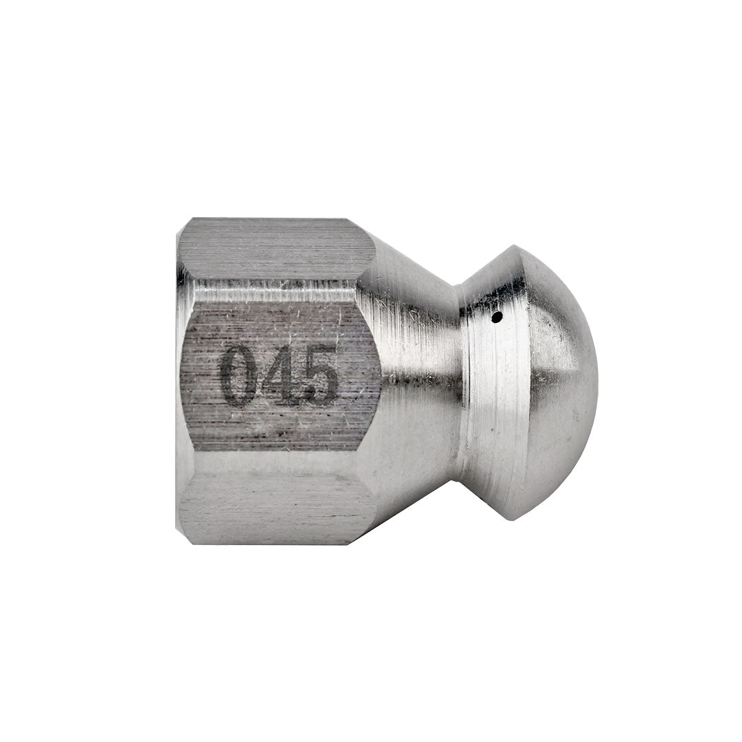 Gallery image 3 for Drain Sewer Cleaning Nozzle for Jetting - 1/4" NPT female thread, 5500 psi, 045 jet size