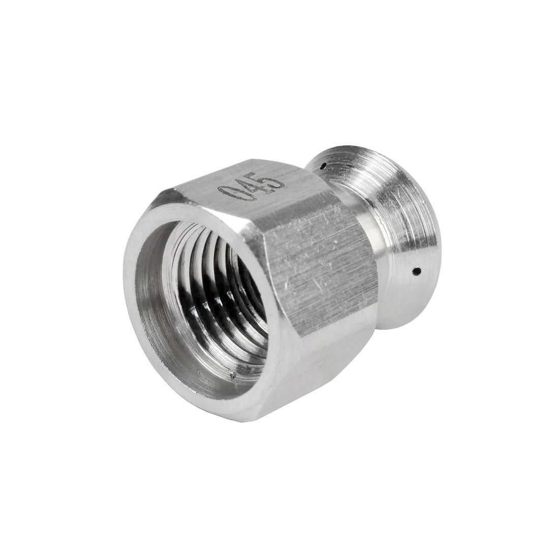 Gallery image 4 for Drain Sewer Cleaning Nozzle for Jetting - 1/4" NPT female thread, 5500 psi, 045 jet size
