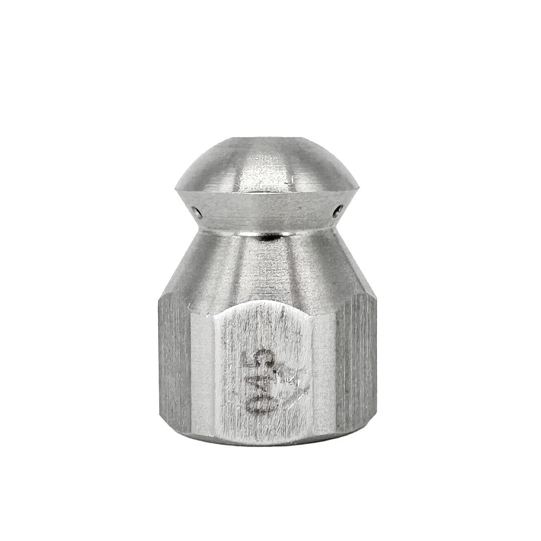 Gallery image 1 for Drain Sewer Cleaning Nozzle for Jetting - 1/4" NPT female thread, 5500 psi, 045 jet size