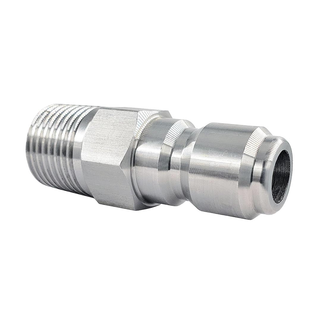 Gallery image 3 for 1/4" Male NPT Screw Thread to Quick Connector 1/4" Male for adding accessories to your pressure washer