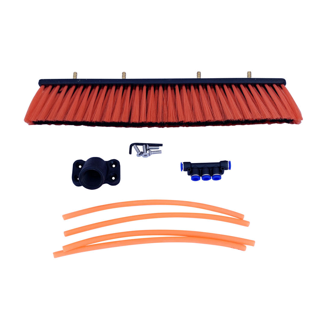 Product components of the 16 inches Superlite Cleaning Brush Head for Water Fed Pole.