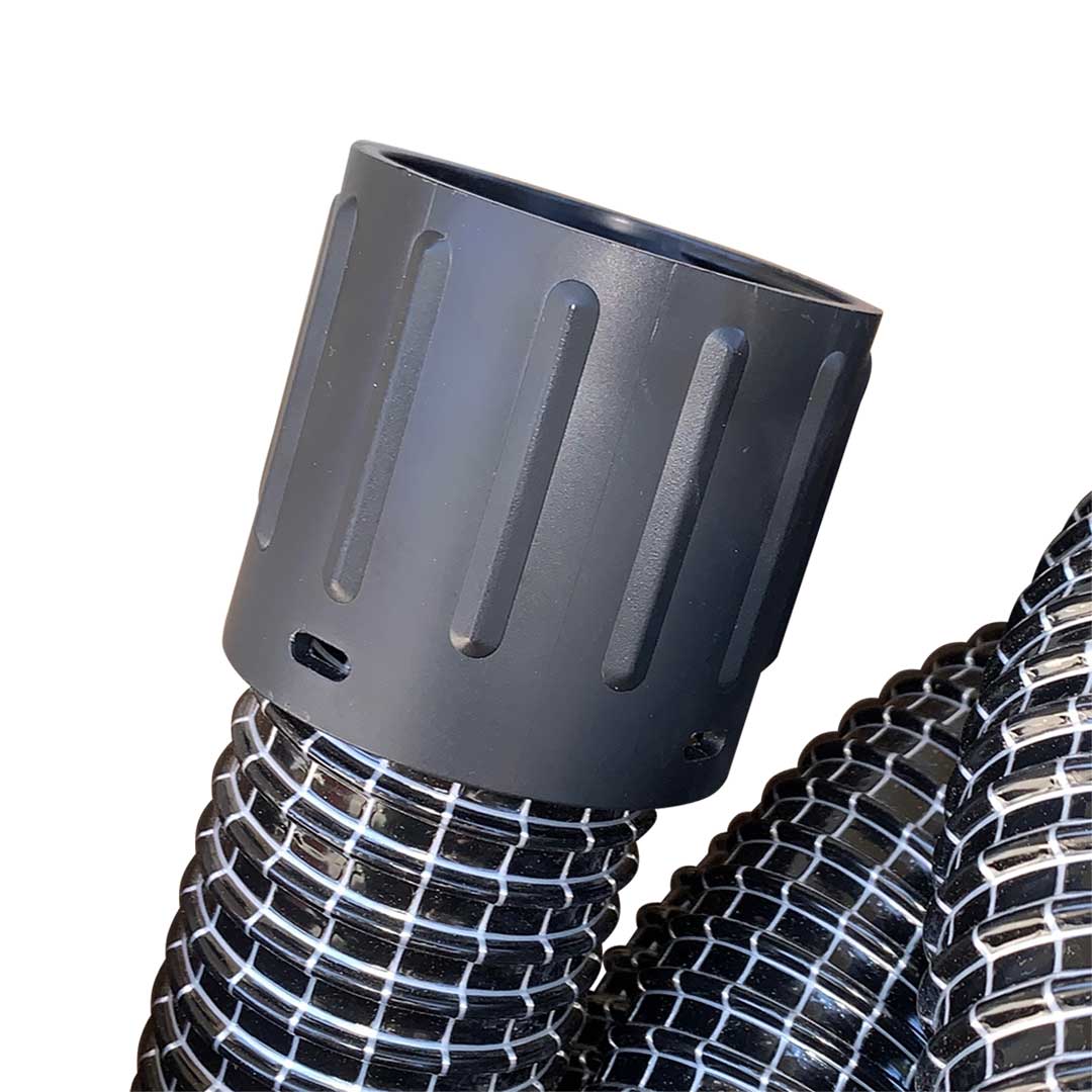 Gallery image 2 for 2" wide, 25 Foot Wire Reinforced Classic Gutter Vacuum Hose