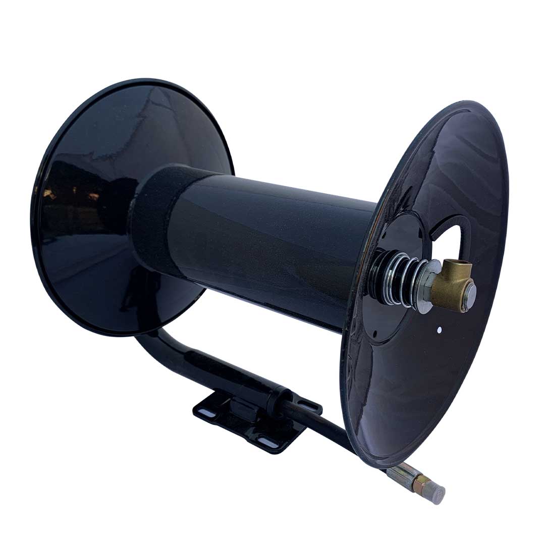 Gallery image 4 for Super Heavy Duty Pressure Washer Hose Reel, Skid or Wall Mount 3/8 In x 200FT Capacity, Air and Water