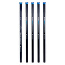 Five vertical black poles from the 20ft Kevlar insulated base and carbon pole kits with blue top clamps.