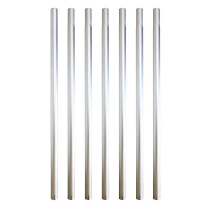 20 Gallon Cyclone II 3600W Stainless Steel Gutter Vacuum with 28 Foot Aluminum Poles and Bag