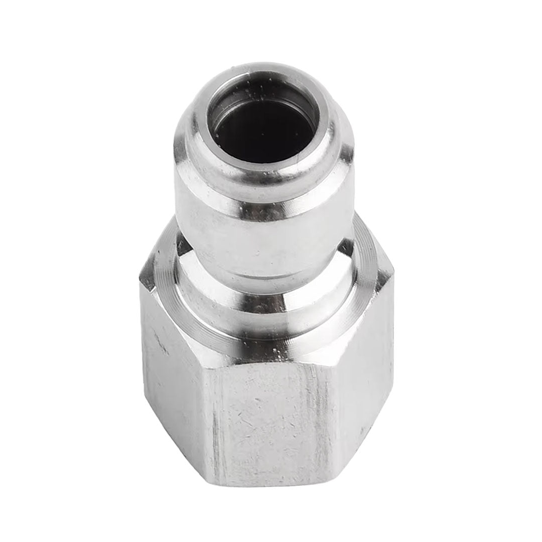Gallery image 3 for 3/8" Female NPT Screw Thread to 3/8 inch Male Quick Connect Plug coupling
