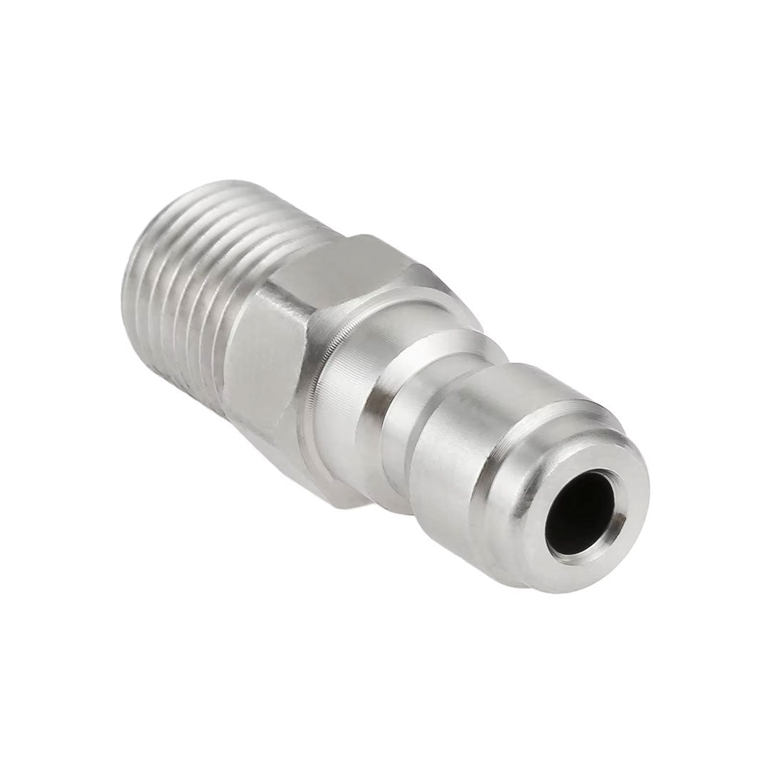 Gallery image 2 for 3/8" Male NPT Screw Thread to Quick Connector 3/8" Male