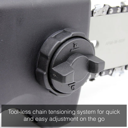 Open-Box Return 2-in-1 Electric Long Reach Chainsaw & Hedge Trimmer