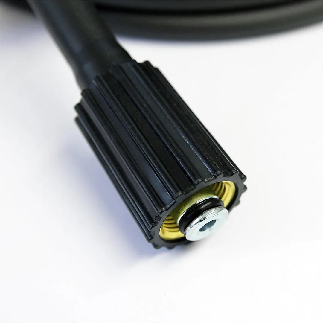 Gallery image 2 for 25 Foot Karcher Replacement Pressure Washer Hose M22F to Click (fits New Karcher trigger guns)