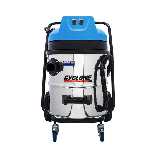 Cyclone Classic Pro 2400W Residential Gutter Vacuum – 16 Gallon Stainless Steel Dual Motor