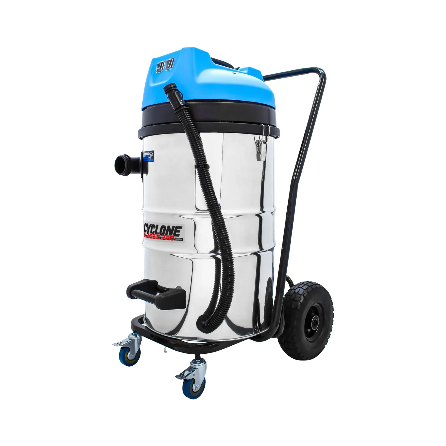 Cyclone Classic Pro 2400W Stainless Steel Residential Gutter Cleaner – Dual Motor, 20 Gallon
