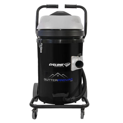 20 Gallon Cyclone 2400W Polypropylene Domestic Gutter Vacuum with 20 Foot Carbon Fiber Clamping Poles and Bag