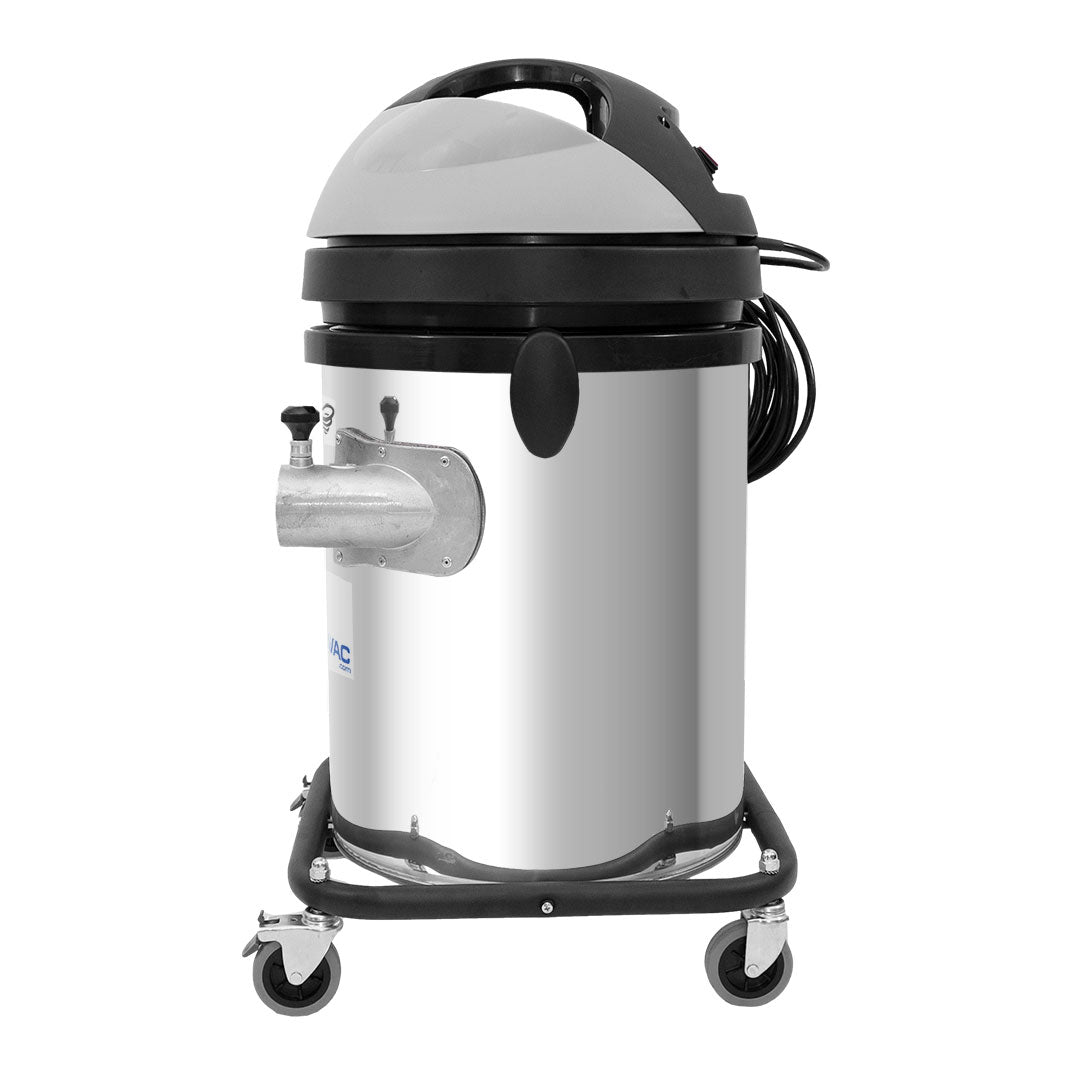 Gallery image 12 for 13 Gallon Cyclone 2200W Residential Stainless Steel Gutter Vacuum (Inc. 20ft Aluminum Pole Kit &amp; Bag)