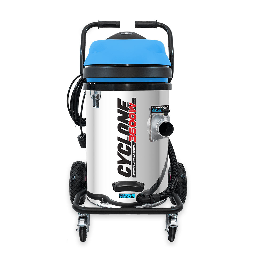 Gallery image 5 for Cyclone II 20 Gallon 3600W Triple Motor 240V Stainless Steel Commercial Gutter Vacuum