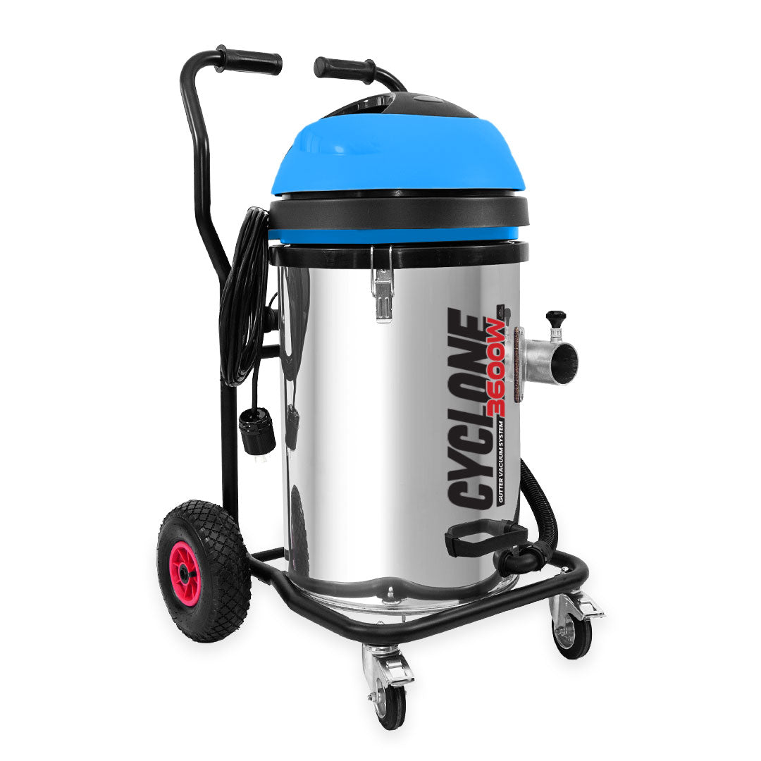 Gallery image 6 for Cyclone II 20 Gallon 3600W Triple Motor 240V Stainless Steel Commercial Gutter Vacuum