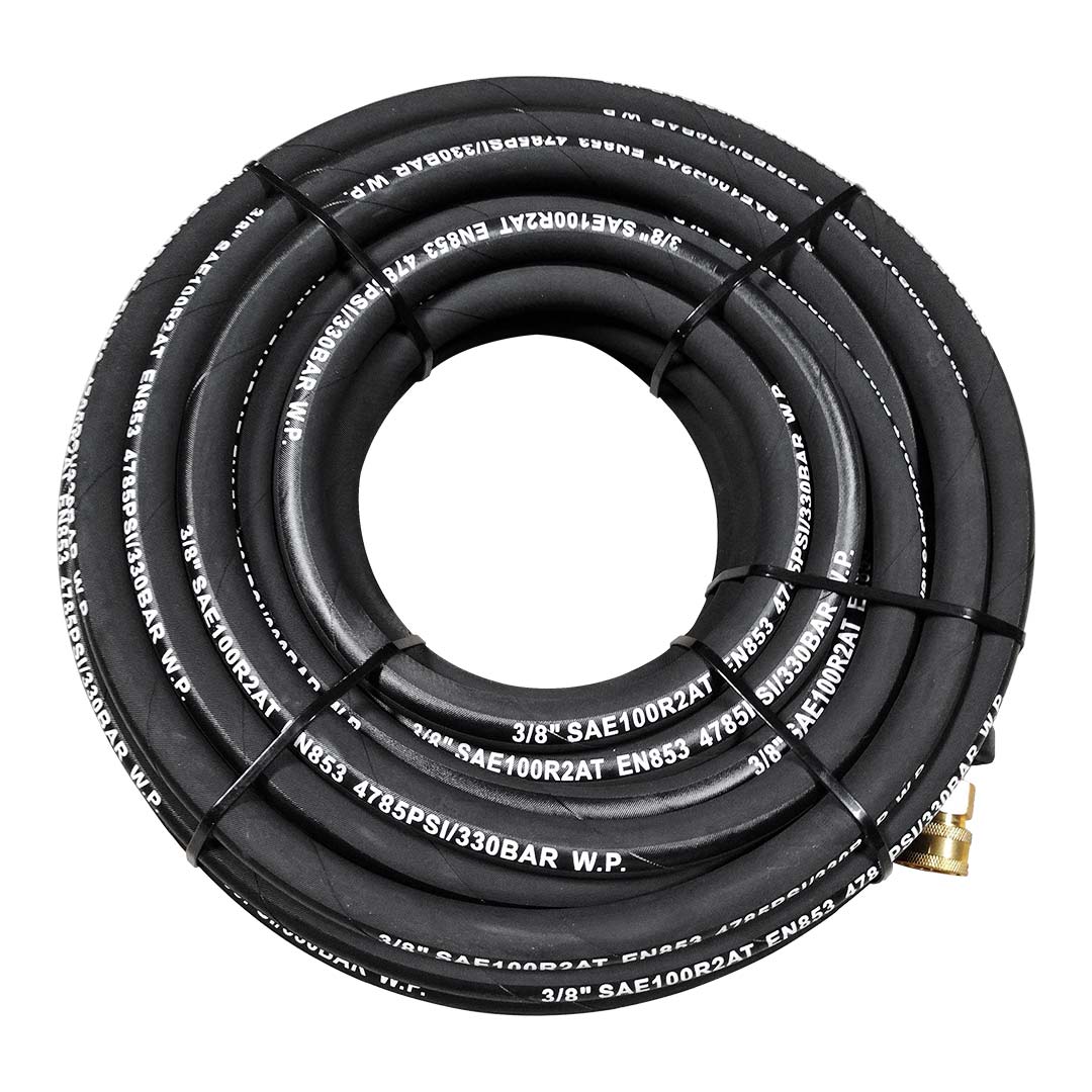 Gallery image 2 for Pressure Washer Kit with 50 Foot Hose, Soft Grip Pressure Gun, Quick Connector, and Stainless Steel Lance Kit