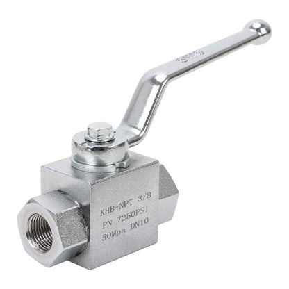 Quick Connect Shut Off Ball Valve for Pressure Washers, 3/8 Inch