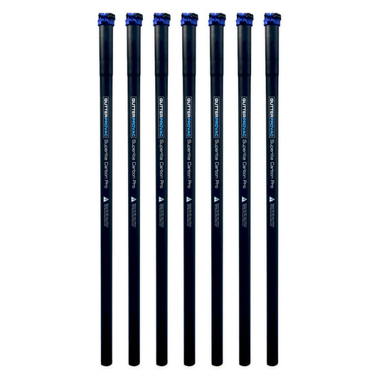 28ft Carbon Fiber Clamping Gutter Cleaning Pole Kit