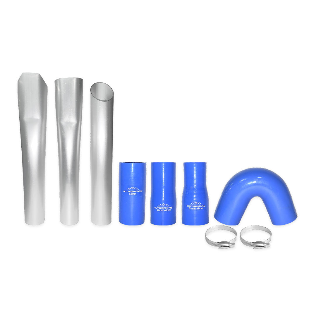 Gallery image 5 for Classic Cyclone 16 Gallon Gutter Vacuum 40 Foot Carbon Clamping Poles and 15 Foot Hose Kit