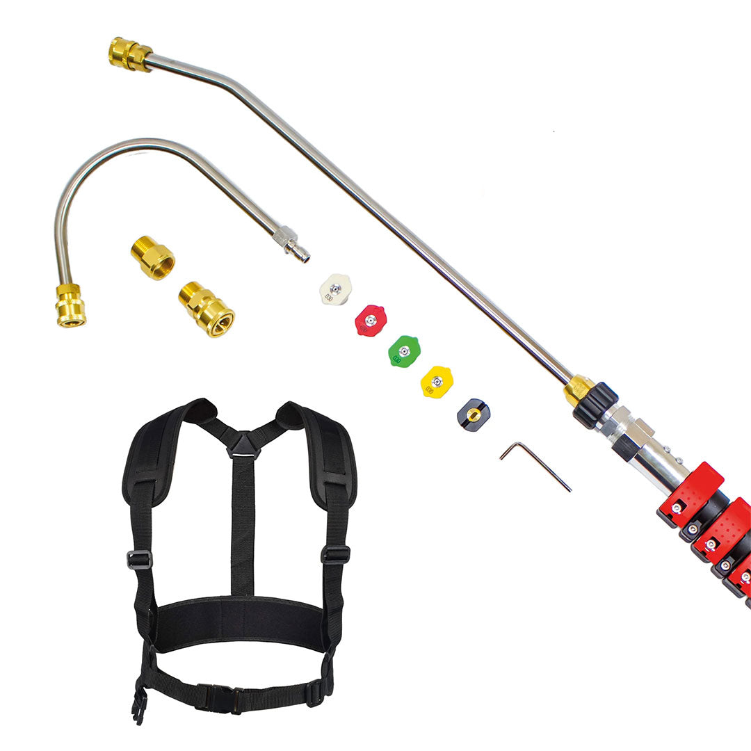 Gallery image 3 for 24ft Carbon Telescopic Lance Kit for Pressure Washers