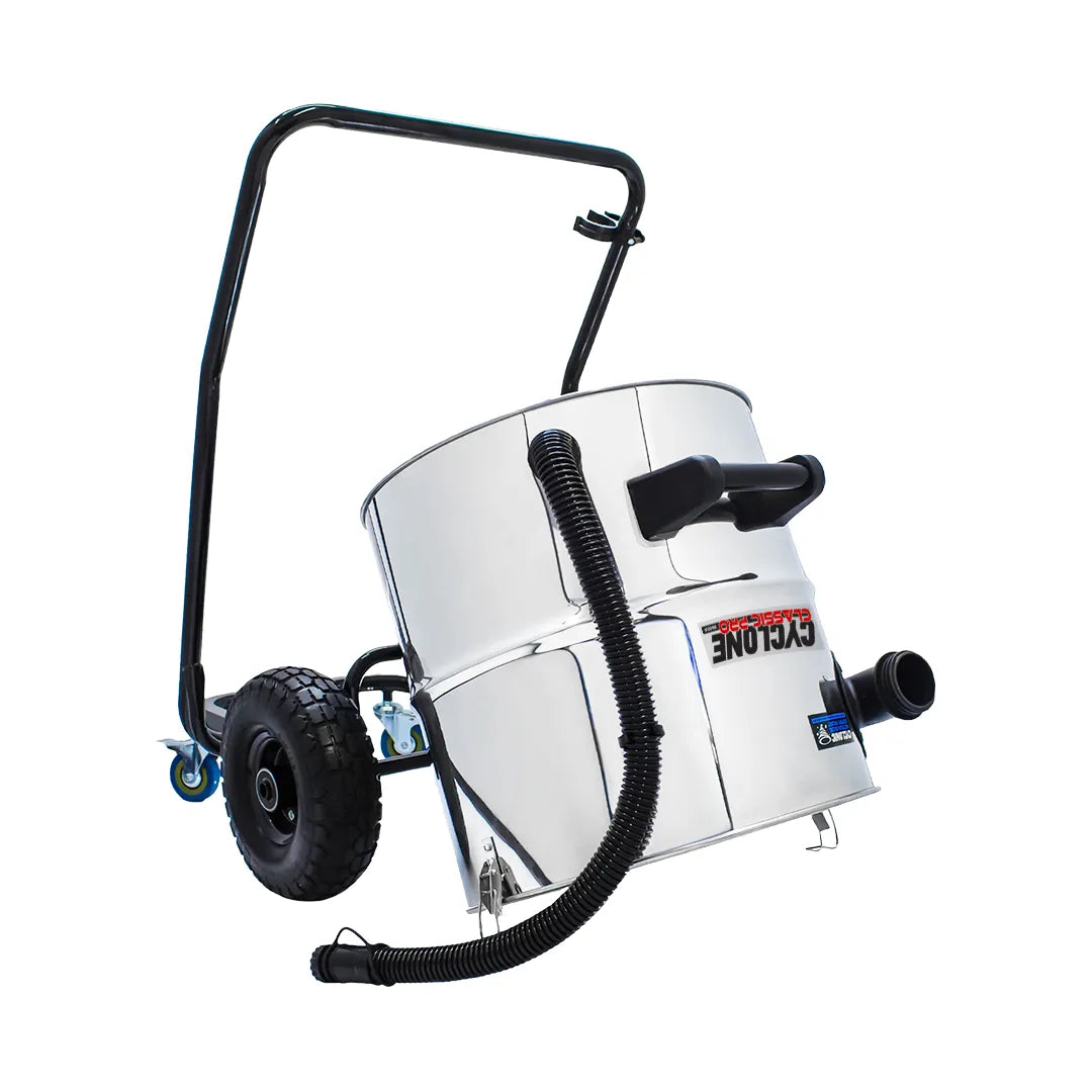 Cyclone Classic Pro 2400W Residential Gutter Vacuum – 16 Gallon Stainless Steel Dual Motor