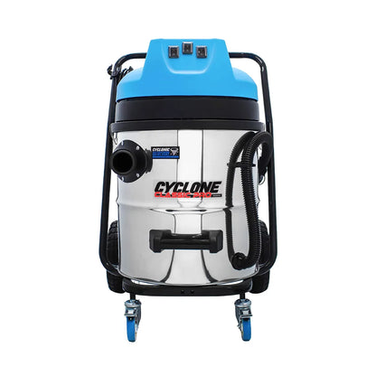 Cyclone Classic Pro 3600W Commercial Gutter Vacuum – 16 Gallon Stainless Steel Triple Motor