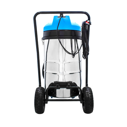20 Gallon Classic Cyclone Gutter Vacuum, 40 Foot Carbon Clamping Gutter Poles, Pole Carry Bag and 15ft Hose