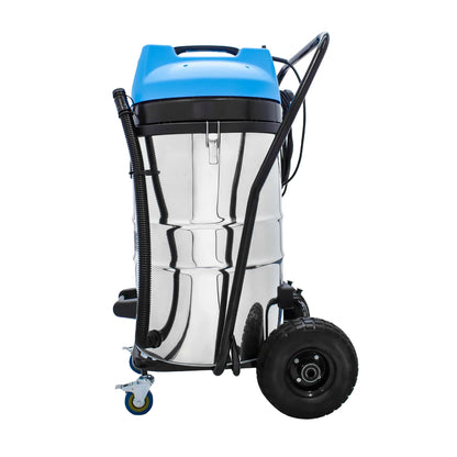 20 Gallon Classic Cyclone Gutter Vacuum, 40 Foot Carbon Clamping Gutter Poles, Pole Carry Bag and 15ft Hose
